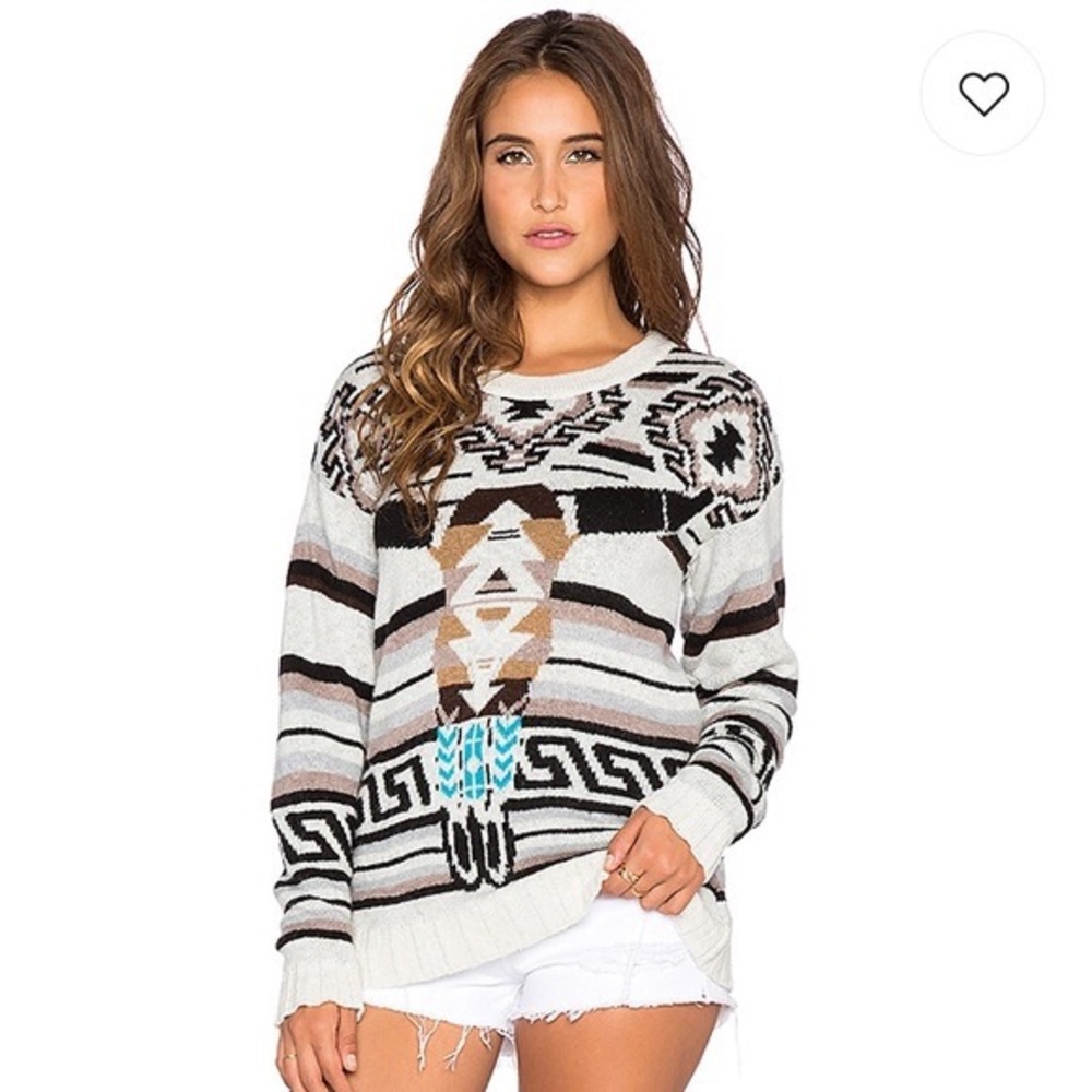 Jen’s Pirate Booty Sitting Bull Sweater